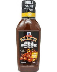 McCormick Grill Mates Vintage Smokehouse BBQ Sauce - Carton