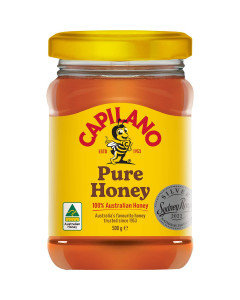 Capilano Pure Australian Honey Jar 500G JAR - Carton (Buy10 Carton and Get 1 Carton Free)