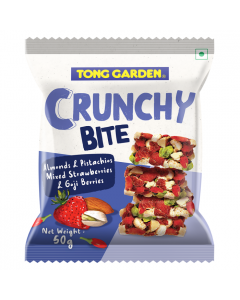 Tong Garden Crunchy Bite Almonds &  Pistachios Mix Strawberries  Goji Berries - Carton