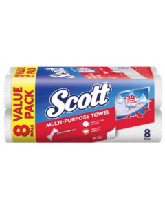 Scott Kitchen Towel Rolls 8 x 50's - Carton