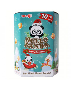 Meiji Hello Panda New Year Assorted Flavour Biscuits - Case