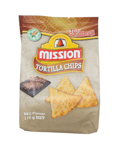 Mission Triangle Yellow BBQ Fried Chips - Carton 