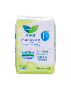Laurier Pantyliner Airy Soft Fresh Green Perfume - Carton