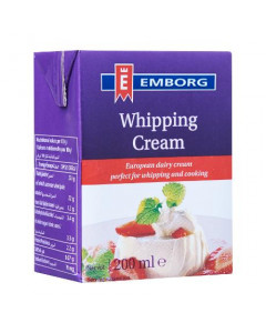 Emborg UHT Whipping Cream - Carton