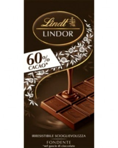 Lindor Bar 60% Dark Chocolate - Carton