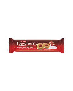 Jack n Jill Dewberry Sandwich Cookie Strawberry - Case