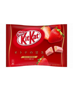 Nestle KitKat Mini OTONA-NO-AMASA Strawberry Chocolate - Case