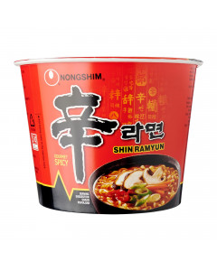 Nongshim Spicy Mushroom Bowl Instant Noodle - Carton