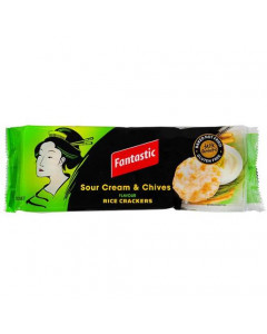 Fantastic Sour Cream & Chives Rice Crackers - Case