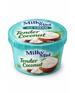 Milky Mist Ice Cream Tender Coconut Cup 12x125ML-Carton