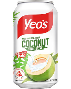 Yeo's Coconut Juice Drink With Pulp - Carton ( Buy 10 Cartons, Get 1 Carton Free)