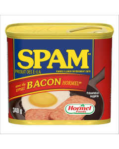 Spam Luncheon Meat with Real Hormel Bacon - Carton