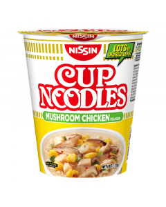 Nissin Mushroom Chicken Flavour Cup Noodles - Carton