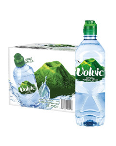 Volvic Still Natural Mineral Water Sports Cap PET - CARTON