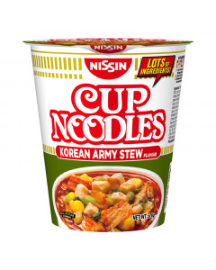 Nissin Korean Army Stew Cup Noodles - Carton