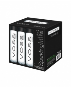 Voss Glass Sparkling Water - Carton