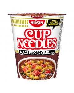 Nissin Black Pepper Crab Flavour Cup Noodles - Carton