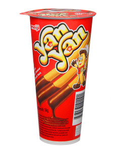 Meiji Yan Yan Fun Filled Biscuits Treats Chocolate - Carton