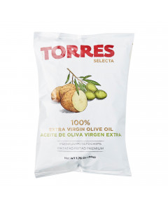 Torres Selecta 100% Extra Virgin Olive Oil Potato Chips - Case