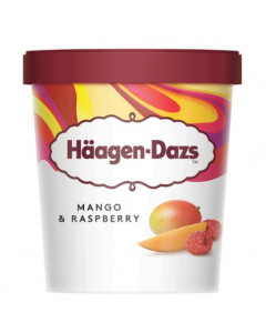 Haagen Dazs Pint Mango & Raspberry - Carton