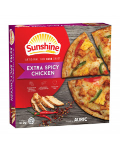 Sunshine Extra Spicy Chicken Delight 9" Pizza Frozen - Case