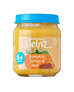 Heinz Pumpkin Potato & Beef Puree - Carton