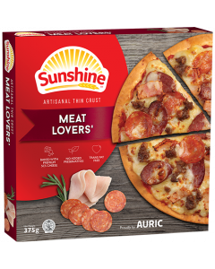 Sunshine Meat Lover's 9" Pizza Frozen - Case