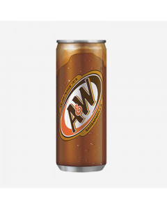 A&W Sarsaparilla Root Beer Can Drink - Case