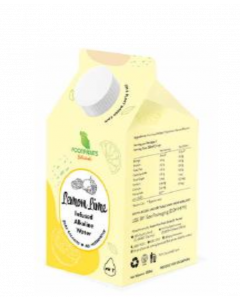 Footprints Lemon Lime Infused Water - Carton
