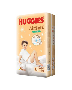 Huggies Air Soft Tape - L - Carton