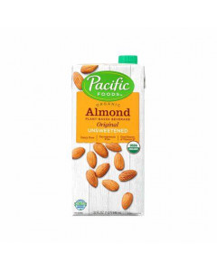 Pacific Foods Beverages - Organic Almond - Unsweetened - Carton