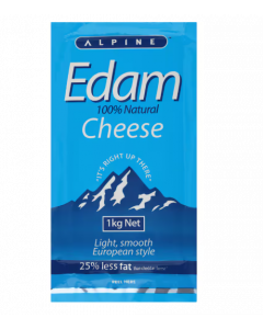 Alpine 1 Kg Edam Slice - Carton