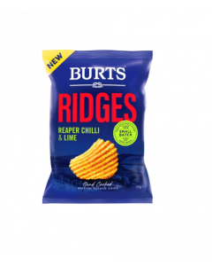 Burts  Ridges-Reaper Chilli & Lime -  Carton