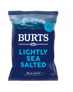 Burts Lightly Sea Salted Potato Chips -  Carton