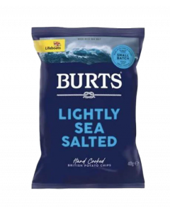 Burts Lightly Sea Salted Potato Chips -  Carton