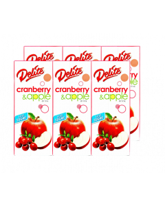 Delite Cranberry & Apple Drink - Carton