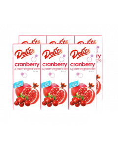 Delite Cranberry & Pomegranate Drink - Carton