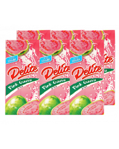 Delite Pink Guava Drink - Carton