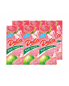 Delite Pink Guava Drink - Carton
