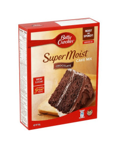 Betty Crocker Supermoist Chocolate - Case