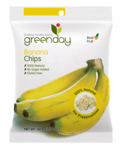 Greenday Banana (Crispy Fruits) - Carton