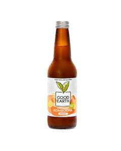 Good Earth Organic Kombucha Peach - Case