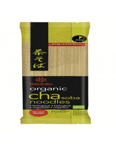 Hakubaku Organic Noodle Cha Soba - Carton