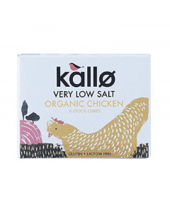 Kallo Organic Low Salt Chicken Stock Cubes - Case