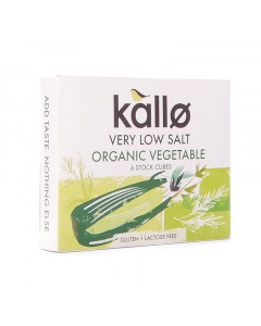 Kallo Organic Low Salt Vegetable Stock Cubes - Case