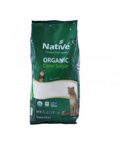 Native Organic White Crystal Cane Sugar - Case