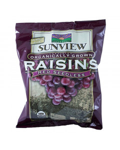 Sunview Organic Raisins Red Sharepack - Case