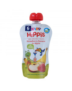 Hipp Organic Strawberry Banana In Apple - Case