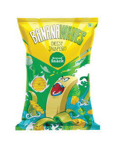 Beyond Snack Banana Waves - Cheesy Jalapeno - Carton