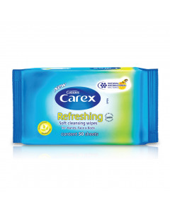 Cussons Carex Antibacterial Wipes 50's Twin Pack  - Case